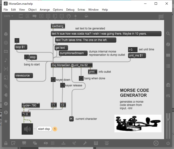 MORSE CODE GENERATOR